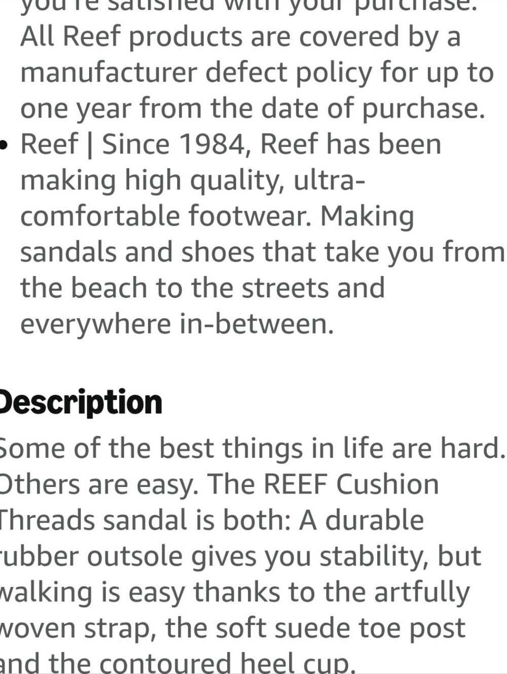 Reef Cushion Threads Flip-Flop Sandals- Aqua - Picture 9 of 13